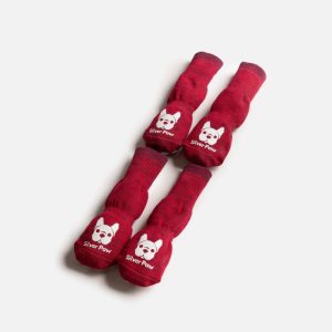 compression dog socks red 104576 Lot 22 Paires Bas Extérieur Rouges pour Chiens