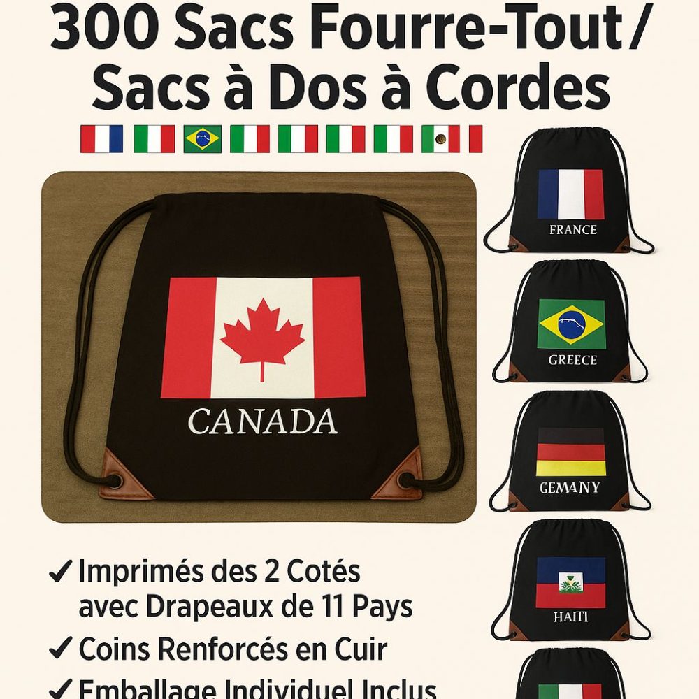 Lot De 2 Sacs Fourre-tout En Soie 50x40 Cm – Avec Cordon – Pour Sacs, Chaussures, Voyage – Noir élégant