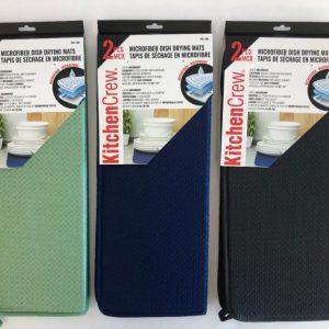952 Lot 1255 Ensembles 2 Tapis de Séchage pour Vaisselle en Microfibre