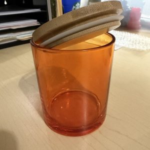 8c5c2540 098b 4f48 8d47 43b31788006b Lot 8000 Pots Clairs Orange 16oz avec Couvercle en Bois avec Seal