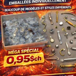 poi Lot 5800 Poignées d`Armoires Neuves Assorties