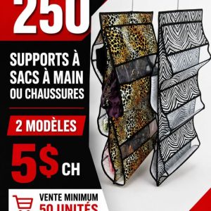 su Lot 250 Supports à Sacs à Mains ou Chaussures