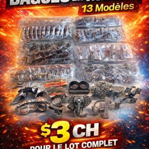 bagues lot 1475 Bagues en Métal Tête de Mort, Serpents, Croix etc Lots en Promotion