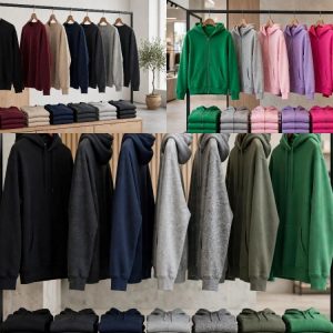 101 Plusieurs Milliers Hoodies et Sweatshirts Unis Neufs en 15 Couleurs