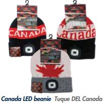 135 Lot 2109 Tuques avec Lumière DEL Canada