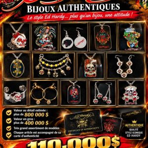 hardy Lot 13,402 Bijoux Authentiques Ed Hardy