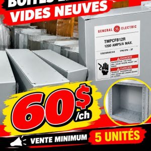 boites Lot 40 Boîtes Électriques Vides Neuves