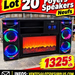 speaker Lot 20 Foyers Speakers Neufs