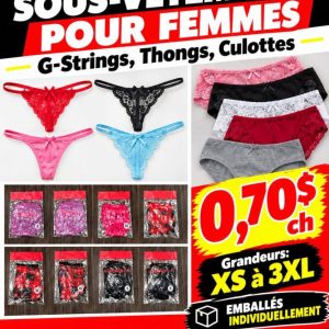 stringd1 Lot 350,000 Sous-Vêtements pour Femmes